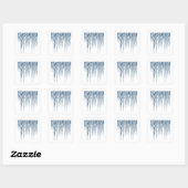 Sticker Carré Icicules (Feuille)