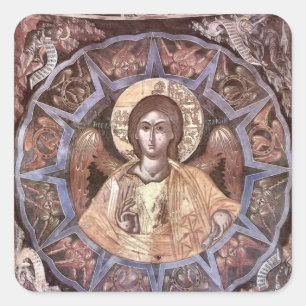 Sticker Carré Icône chrétienne orthodoxe de l'Ange du Grand Cons