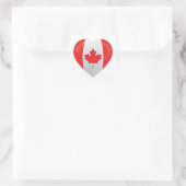 Sticker Carré Icône d'amour Canada (Sac)