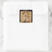 Sticker Carré Icône de la Vierge, monastère de Smolenskaja (Sac)