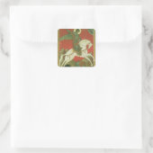 Sticker Carré Icône de St George et du dragon (Sac)