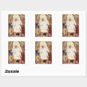 Sticker Carré Icône orthodoxe de la résurrection de l'anastasie (Feuille)