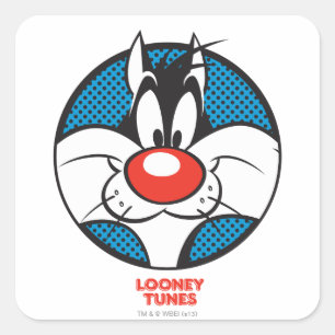 Sticker Carré Icône SYLVESTER™ Pointillée