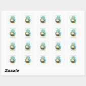 Sticker Carré ID Twitter J'adore les cadeaux Twoffee Apparel (Feuille)