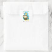 Sticker Carré ID Twitter J'adore les cadeaux Twoffee Apparel (Sac)