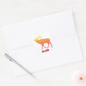Sticker Carré Idaho Elk (Enveloppe)
