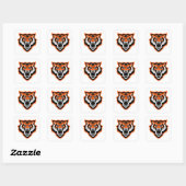Sticker Carré Idaho State University Bengals Spirit Design (Feuille)
