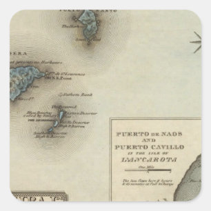 Sticker Carré Ids de Madère