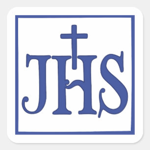 Sticker Carré Iesus Hominum Salvator