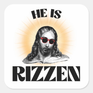 Sticker Carré Il est Rizzen