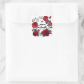 Sticker Carré Il Me Donne Une Nouvelle Force (Sac)