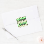 Sticker Carré Il N'Y En A Pas Comme Vous L'Impression (Enveloppe)