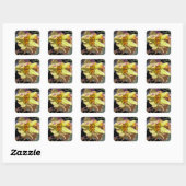 Sticker Carré "il passaggio di fiori" (Feuille)