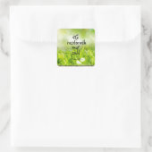 Sticker Carré Il restorera mon âme Bible Verse Écriture (Sac)