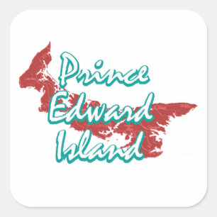 Sticker Carré Île-du-Prince-Édouard