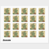 Sticker Carré Îles britanniques 4 (Feuille)