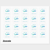 Sticker Carré Îles Caïmans (Feuille)