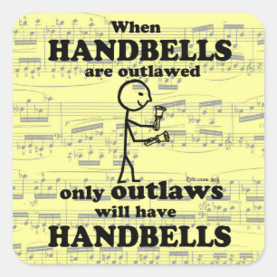 Sticker Carré illégal Handbells