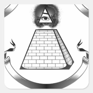 Sticker Carré illuminati