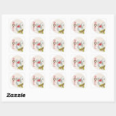 Sticker Carré Illustration de Christmas (Feuille)