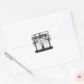 Sticker Carré Illustration de crucifixion (Enveloppe)