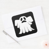 Sticker Carré Illustration de Halloween Ghost 10 (Enveloppe)