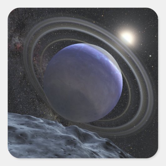 Sticker Carré Illustration de l'artiste (Devant)