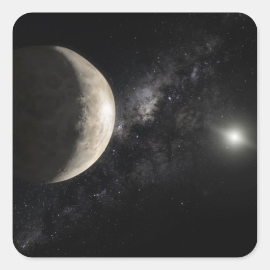 Sticker Carré Illustration de Makemake (Devant)