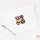 Sticker Carré Illustration de 'Thumbkinetta', par Hans Christian (Enveloppe)