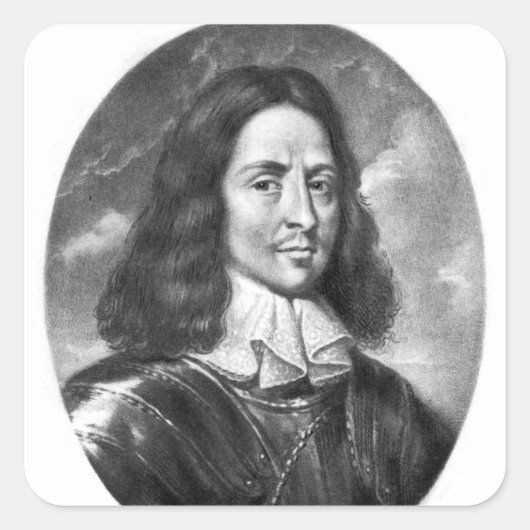 Sticker Carré Illustration Lord Thomas Fairfax (Devant)