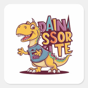 Sticker Carré Illustration vectorielle vivante et capricieuse d'