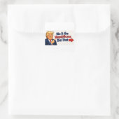 Sticker Carré Ils ont fait ça !!! (Sac)