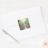 Sticker Carré Image colorée (Enveloppe)