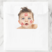 Sticker Carré Image de Petit Cute Cupid (Sac)