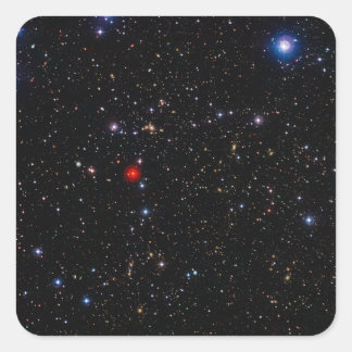 Sticker Carré Image de terrain profond Galaxy Supercluster Abell