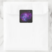 Sticker Carré Image d'espace violet (Sac)