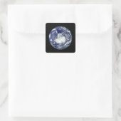 Sticker Carré Image disque complète entièrement éclairée (Sac)