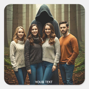 Sticker Carré Imaginaire jolie promenade Forêt Nice