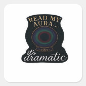 Sticker Carré Imaginaire Whimsigoth - Forêts mystiques, Lunes et (Devant)