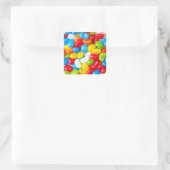 Sticker Carré Immense Pile de Candy Jelly Beans (Sac)