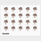 Sticker Carré Imp Tree (Feuille)