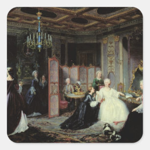 Sticker Carré Impératrice Catherine The Great recevant a