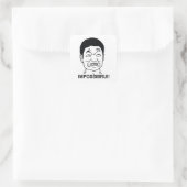 Sticker Carré Impossibru (Sac)