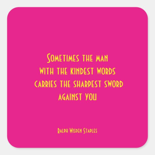 Sticker Carré Imposteur (Devant)