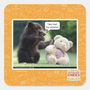 Sticker Carré Imposteur !