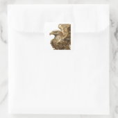 Sticker Carré Impression d'autocollant argent vibrant (Sac)