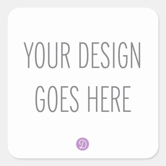 Sticker Carré Impression d'autocollants carrés (1,5" ou 3") (Devant)