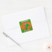 Sticker Carré Impression de la Giraffe Hakuna (Enveloppe)