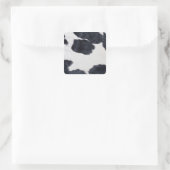 Sticker Carré Impression de la vache (Sac)