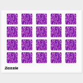 Sticker Carré Impression musicale - violet violet, multi (Feuille)